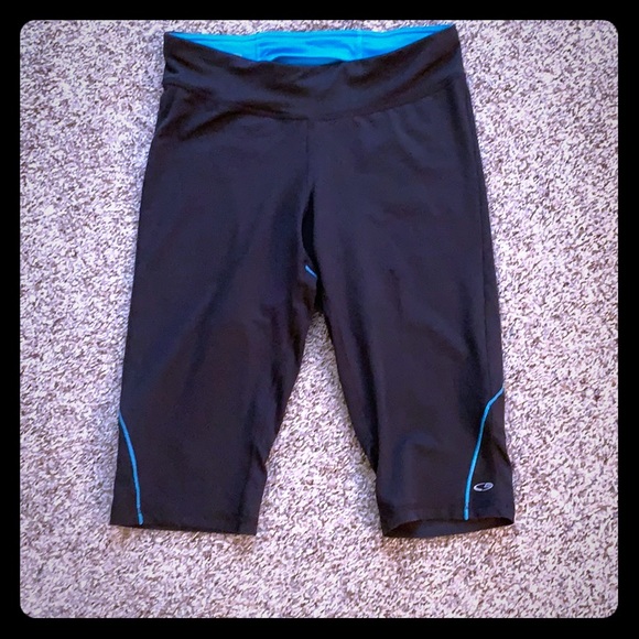Champion size medium crop jogging yoga pants navy - Picture 1 of 5